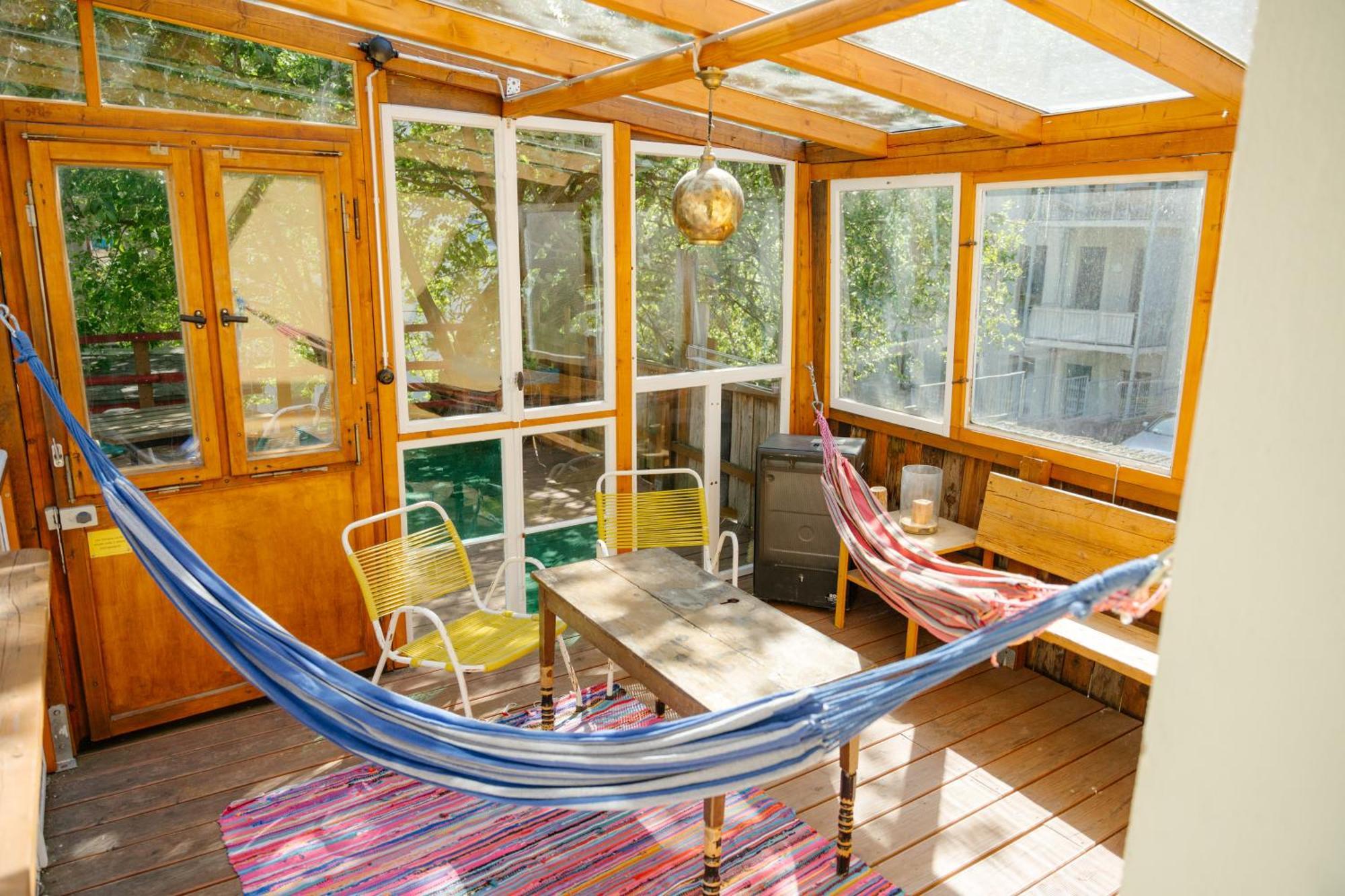 The Upholstery Tinyhouse Deluxe Eco Chalet Kreativ Citynah Chemnitz Exterior photo