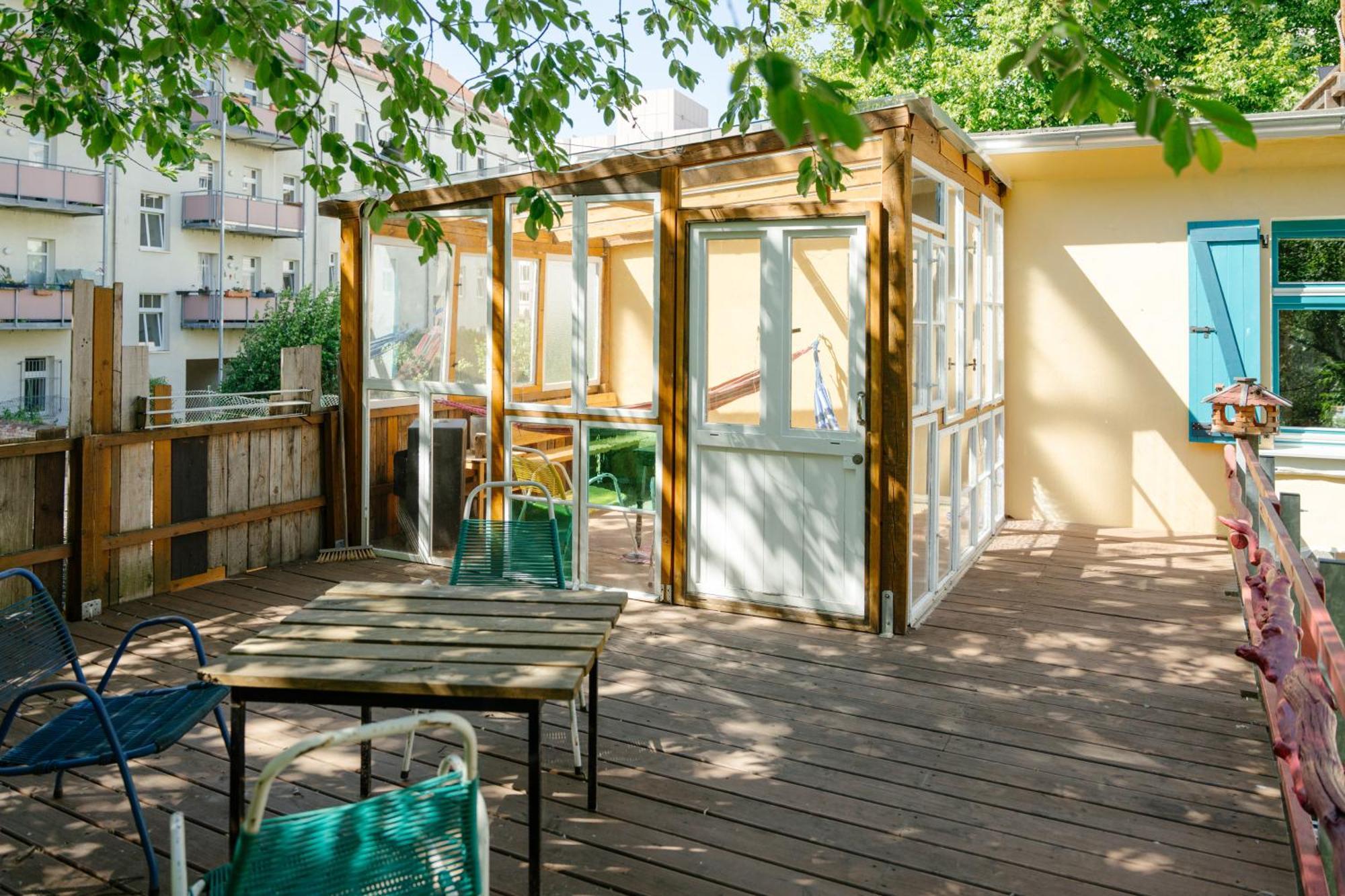 The Upholstery Tinyhouse Deluxe Eco Chalet Kreativ Citynah Chemnitz Exterior photo